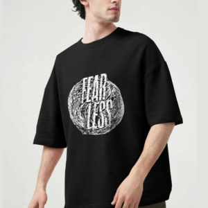 Men's Black Losse Fit T-shirt