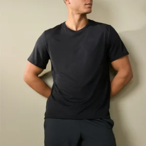 Jet Black Performance Crew Neck T-Shirt